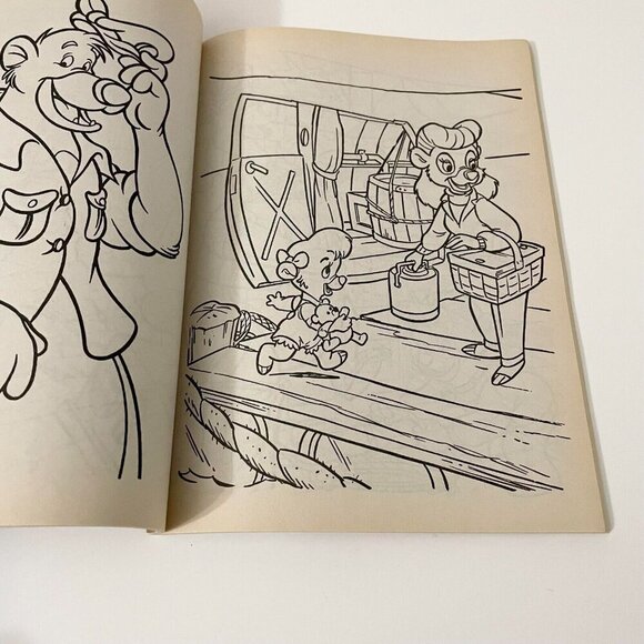 Vintage 1990 TaleSpin A Jumbo Colouring Activity Book Colour Book - Picture 13 of 16